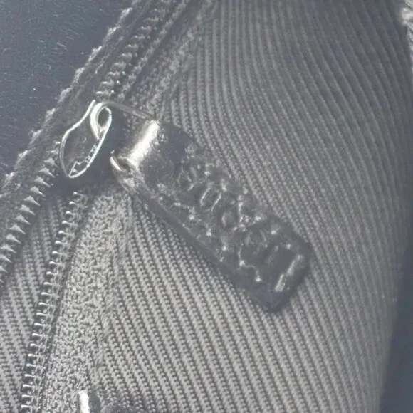 GUCCI Logo GG Pattern Waist Mini Bum Bag Canvas Leather Black SHW Italy 36KC367 - Picture 11 of 15